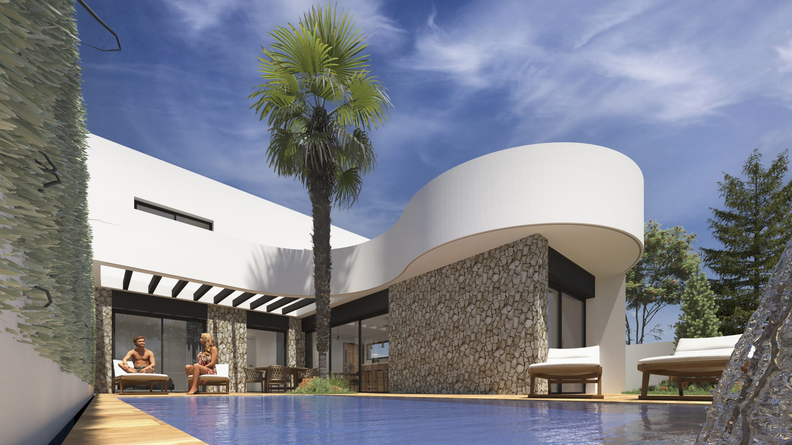 Villas con 3 dormitorios en Heredades, Alicante