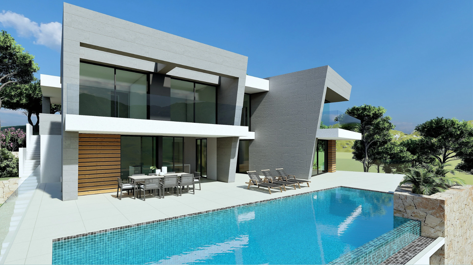 Villas con 3 dormitorios en Benitachell, Alicante