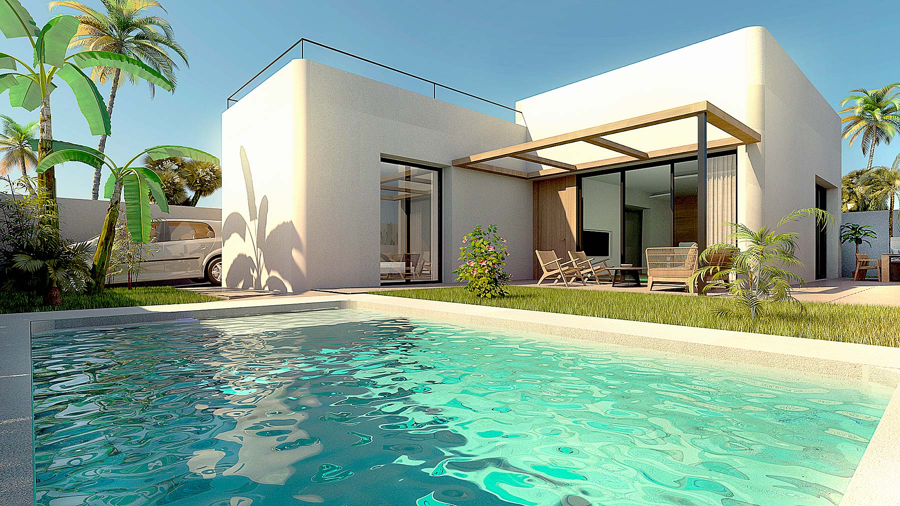 Villas con 2 dormitorios en Rojales, Alicante