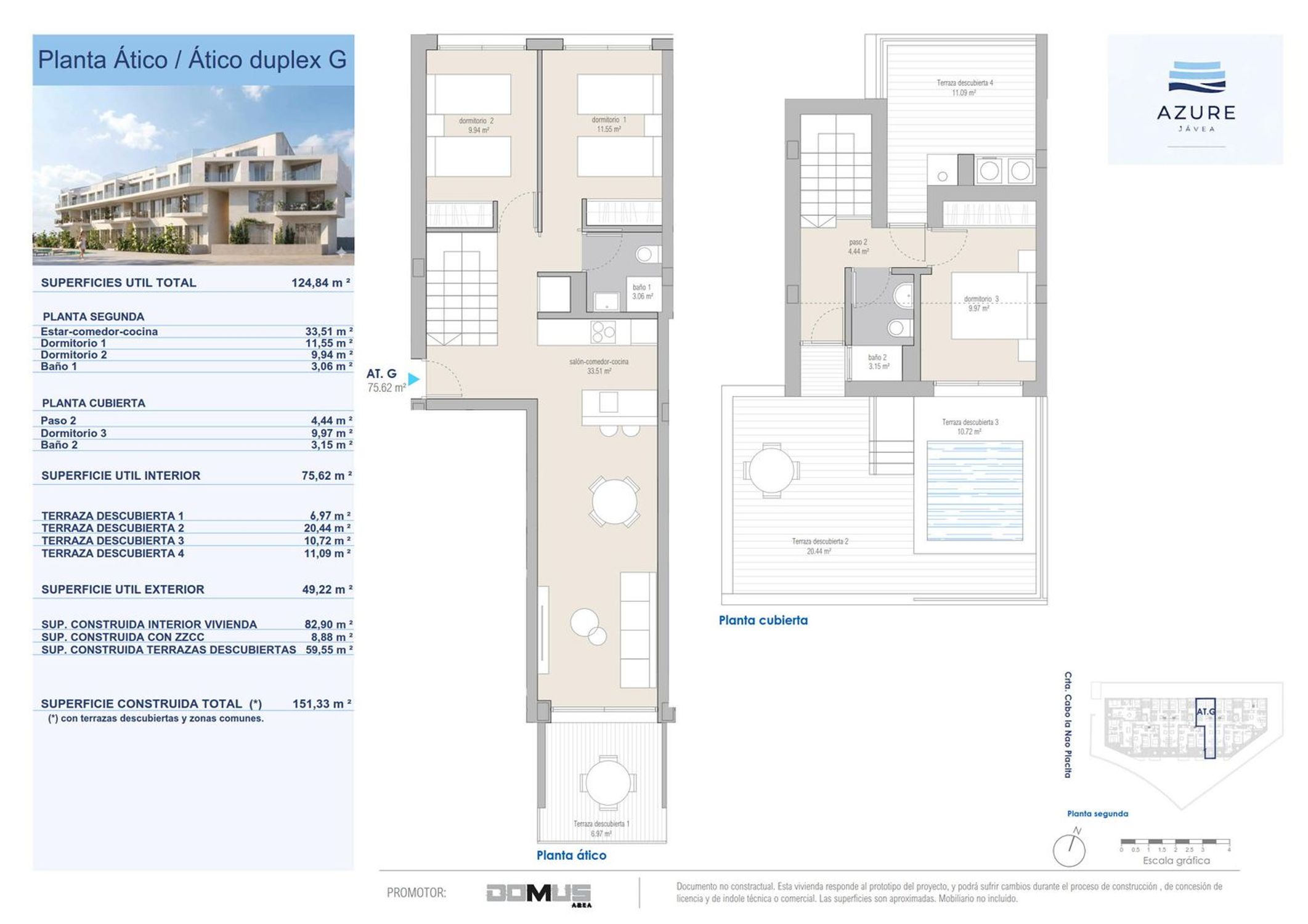Pisos en venta 3 bd in Jávea/Xàbia, Alicante