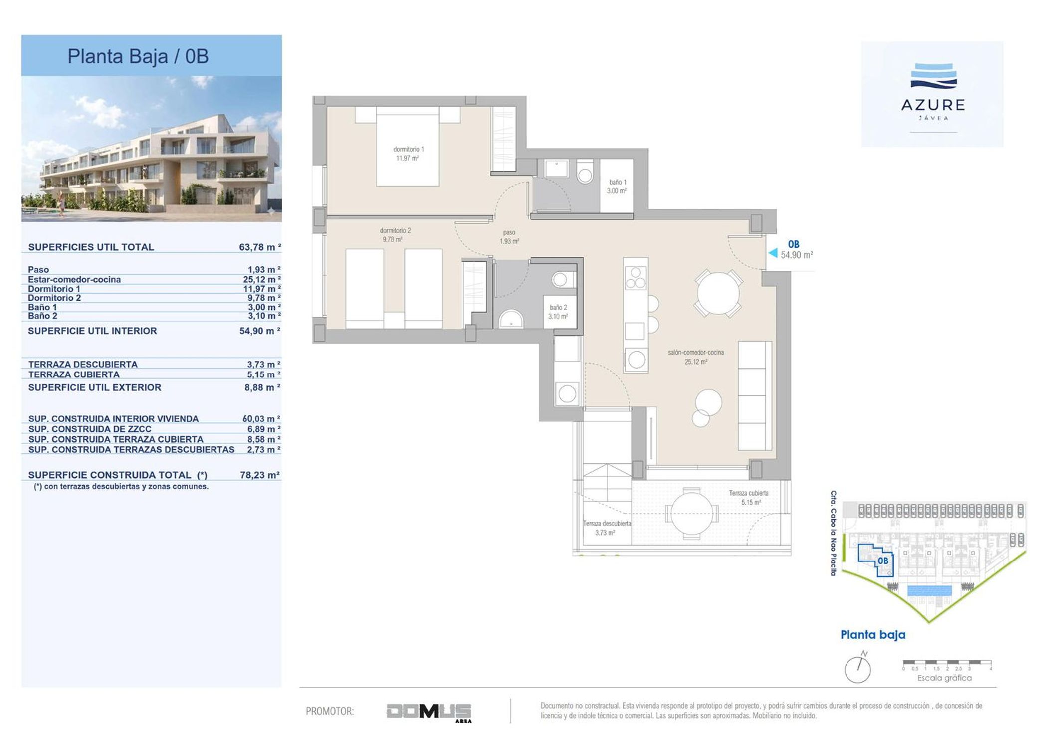 Pisos en venta 2 bd in Jávea/Xàbia, Alicante