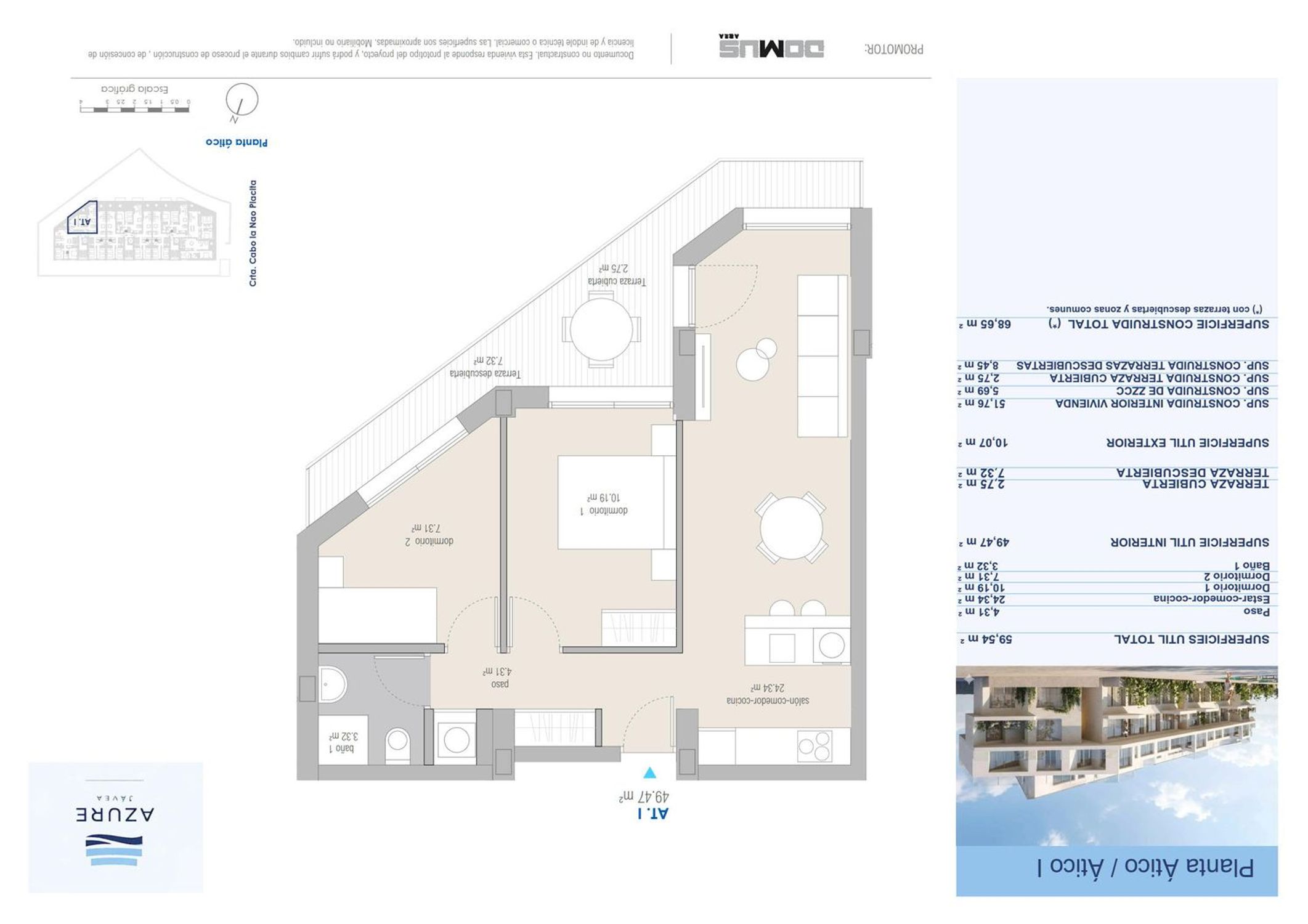 Pisos en venta 2 bd in Jávea/Xàbia, Alicante