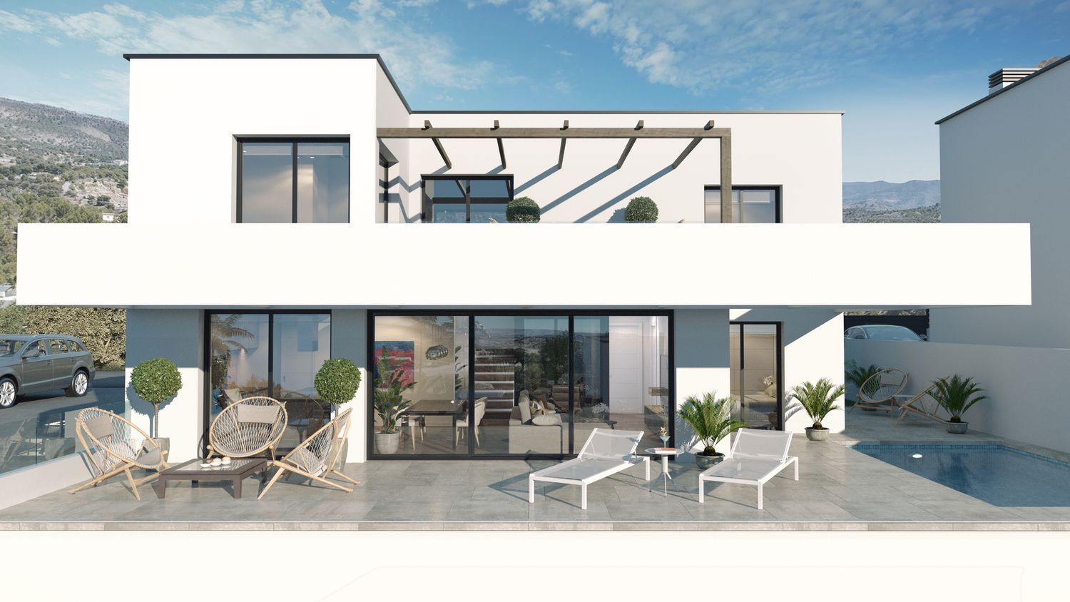 Casas en venta 3 bd in Finestrat, Alicante