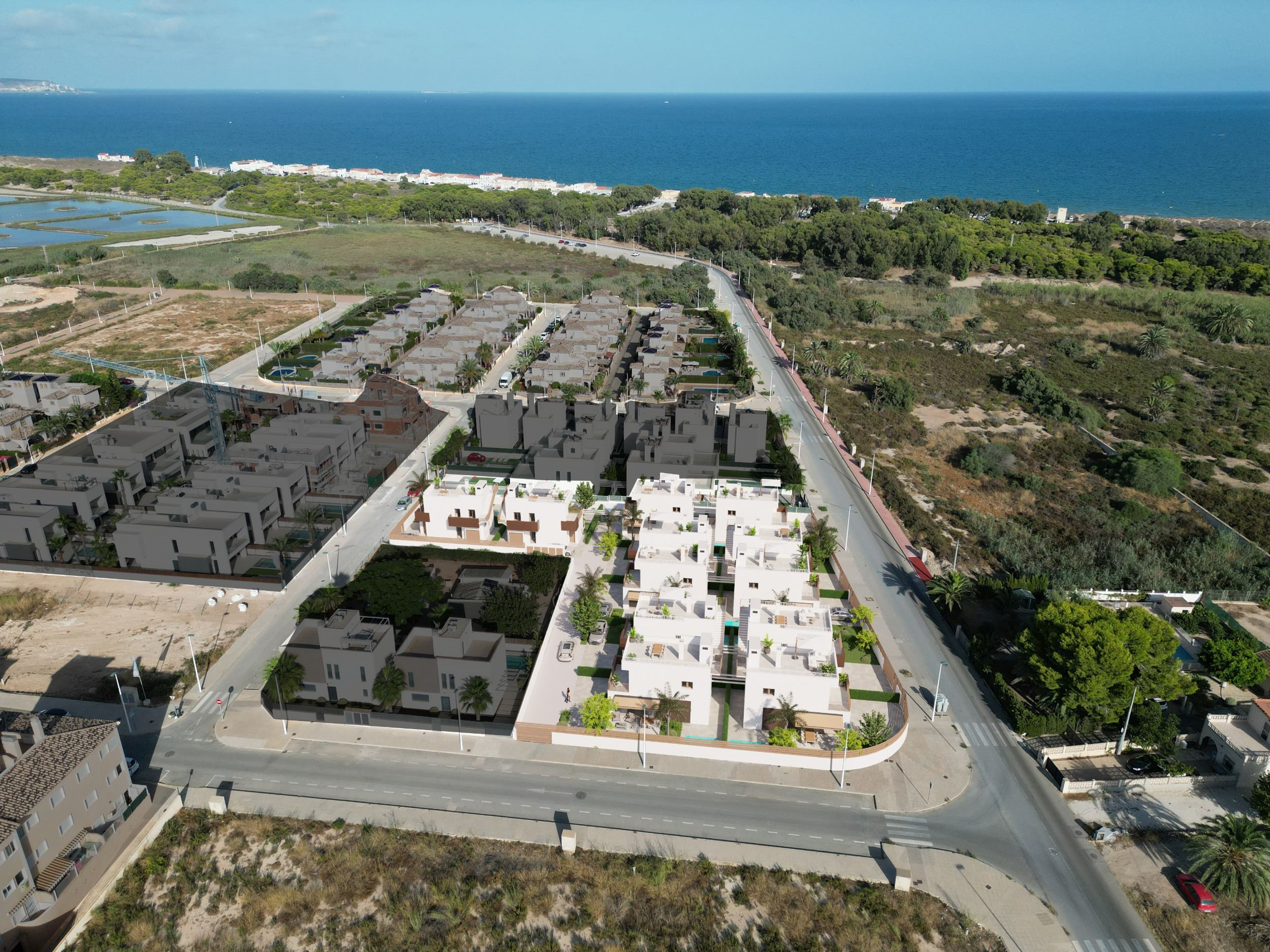 Houses for sale 3 bd in The Marina, Alicante