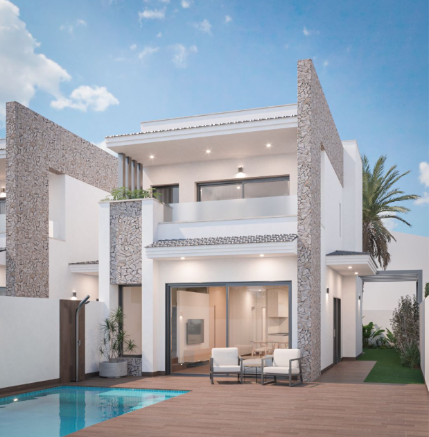Casas en venta 3 bd in San Pedro del Pinatar, Murcia