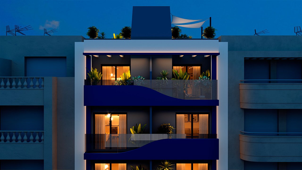 Квартиры на продажу 1 bd in Торревьеха, Аликанте