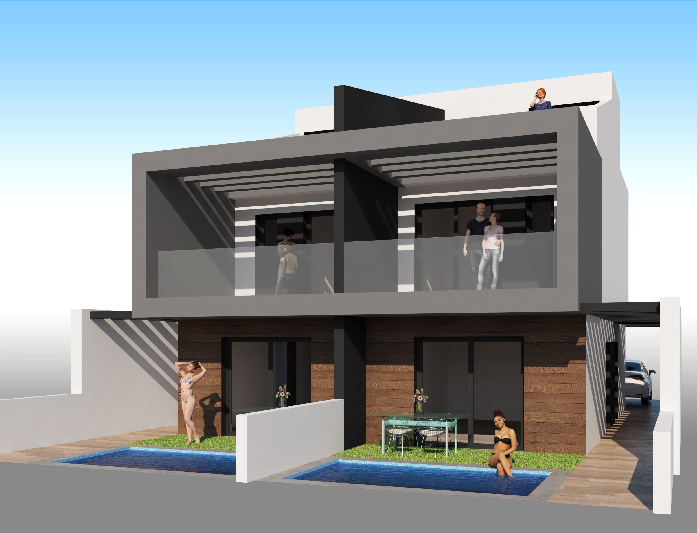 Houses for sale 3 bd in San Javier, Murcia