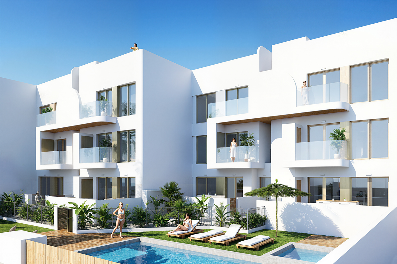 Pisos en venta 2 bd in Los Alcázares, Murcia