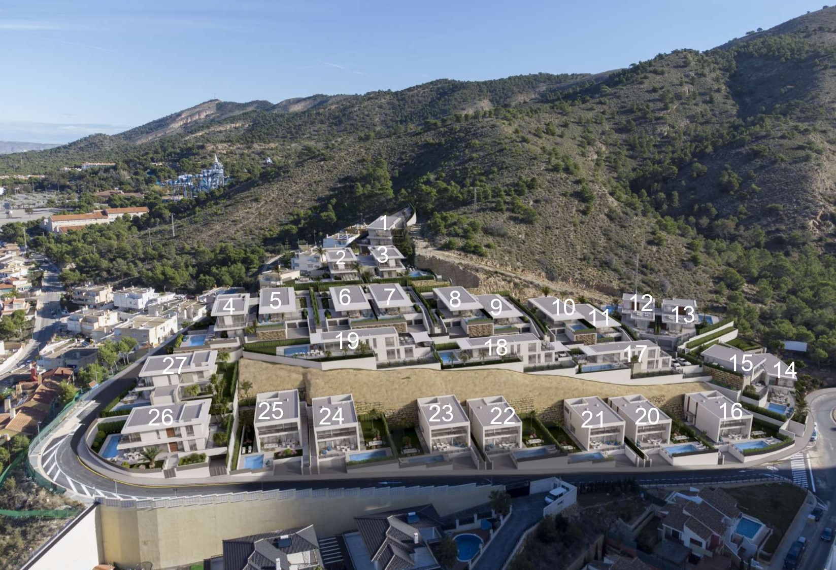 Houses for sale 4 bd in Benidorm, Alicante