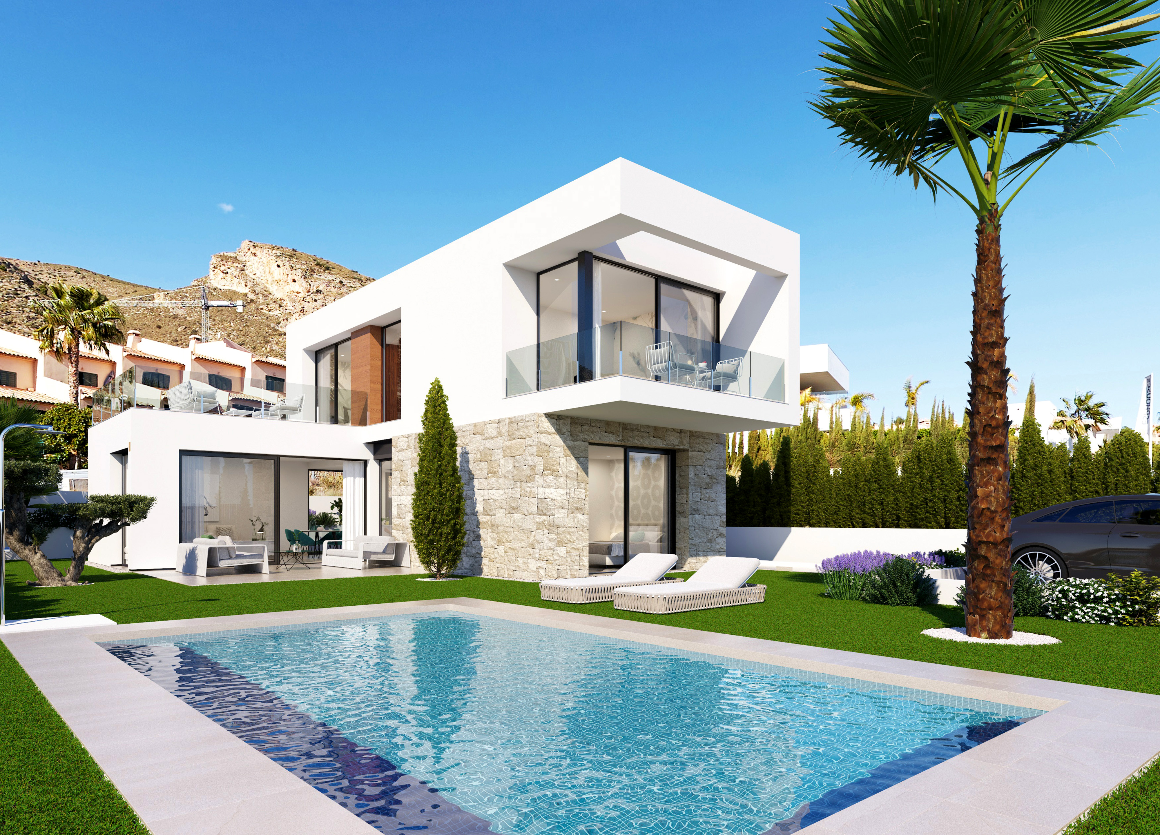 Houses for sale 3 bd in Finestrat, Alicante