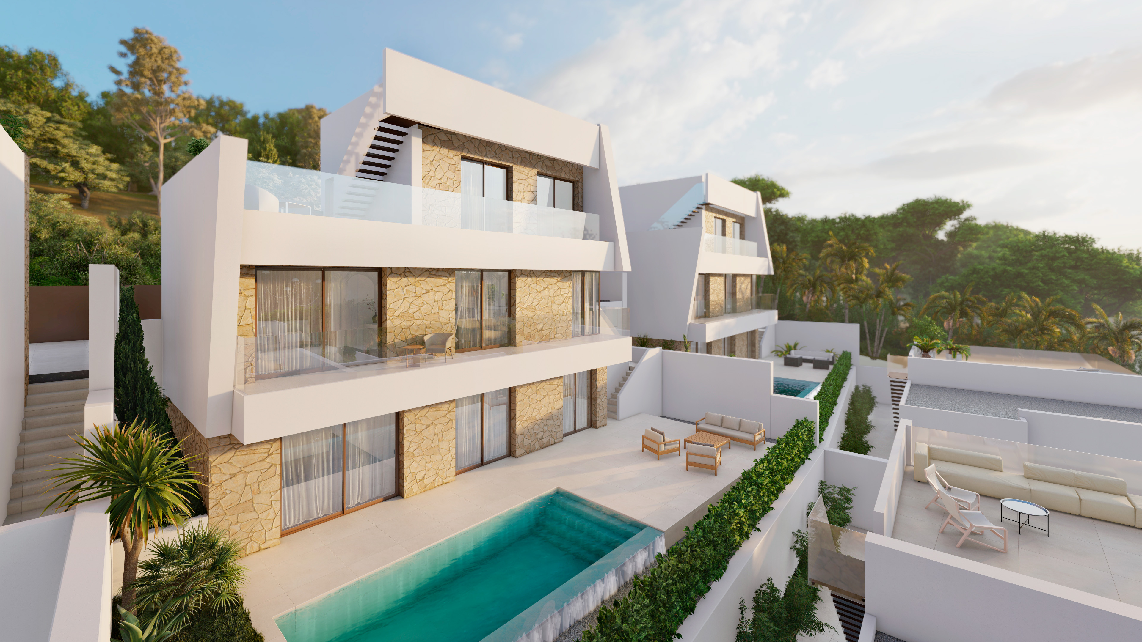 Houses for sale 4 bd in Finestrat, Alicante