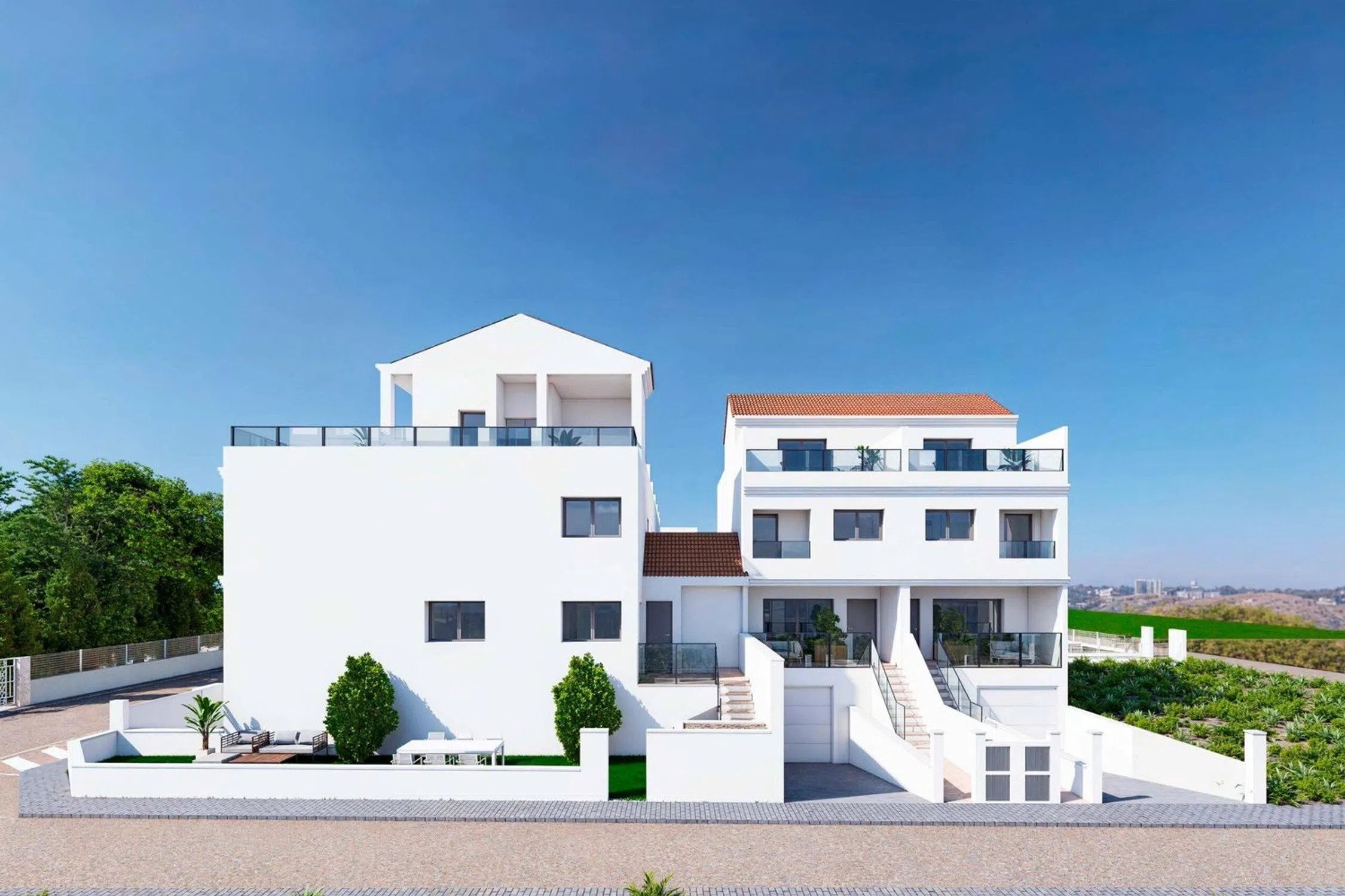 Houses for sale 4 bd in Rafal, Alicante