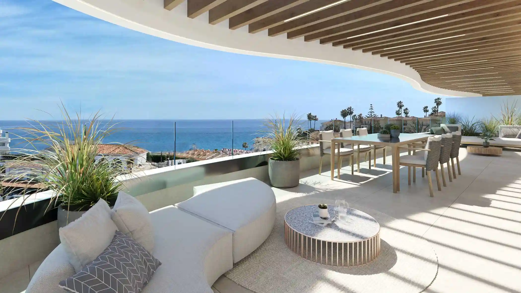 Penthouses with 3 bedrooms in The Mijas Lagoons, Malaga