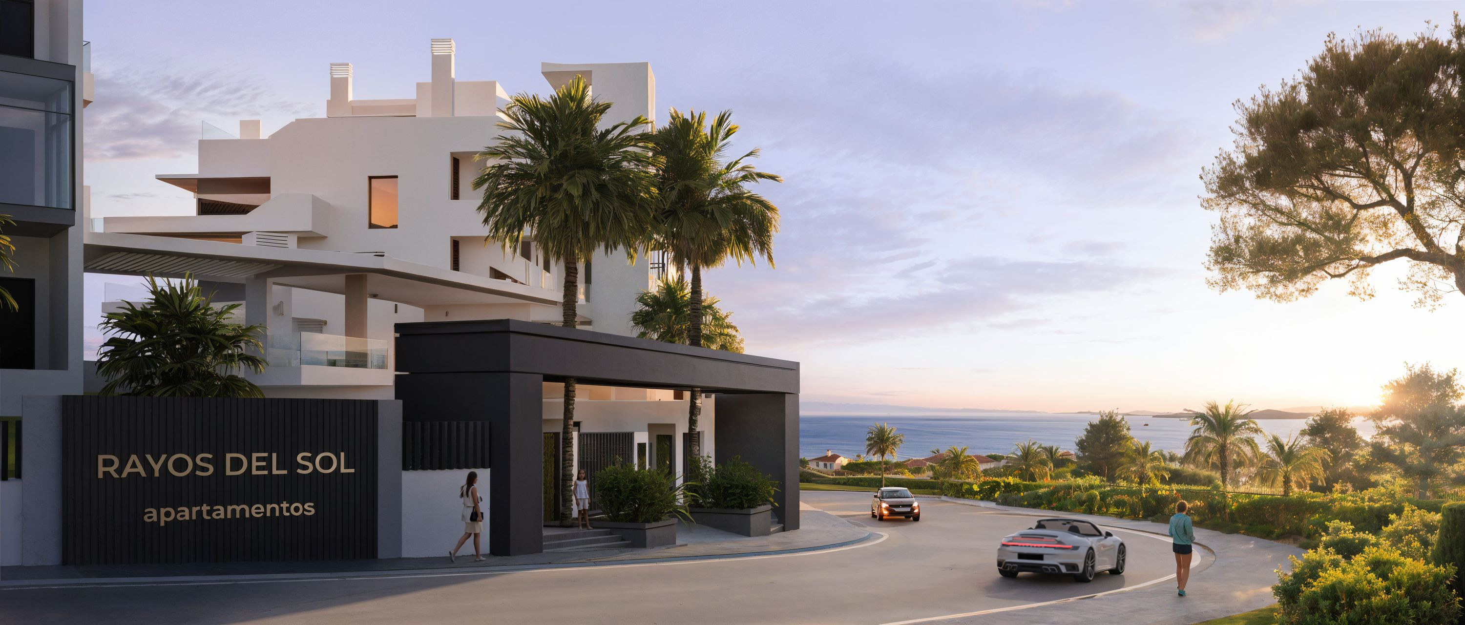 Ground floor apartments with 3 bedrooms in The Mijas Lagoons, Malaga