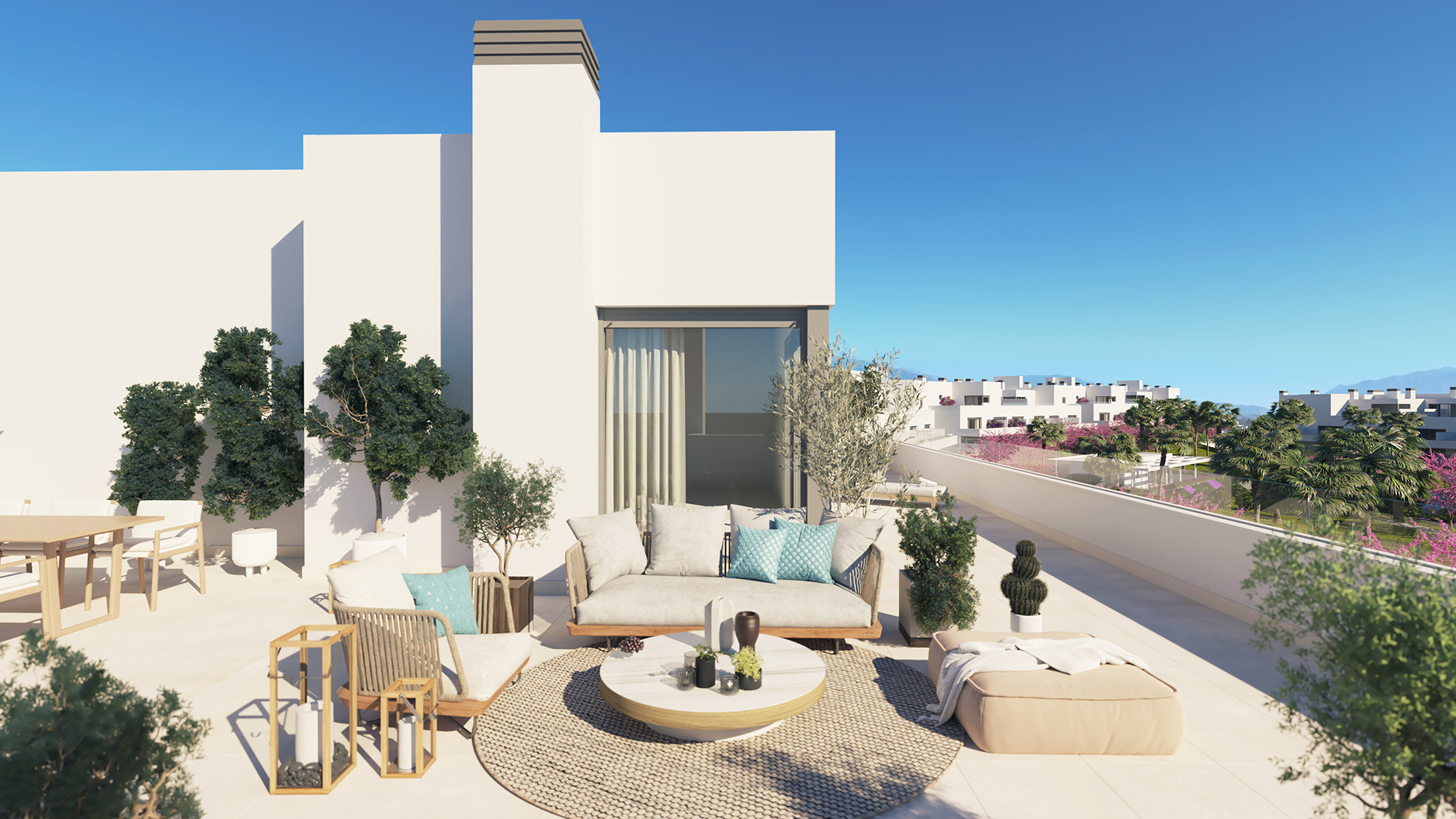 Ground floor apartments with 3 bedrooms in Canceled, Malaga