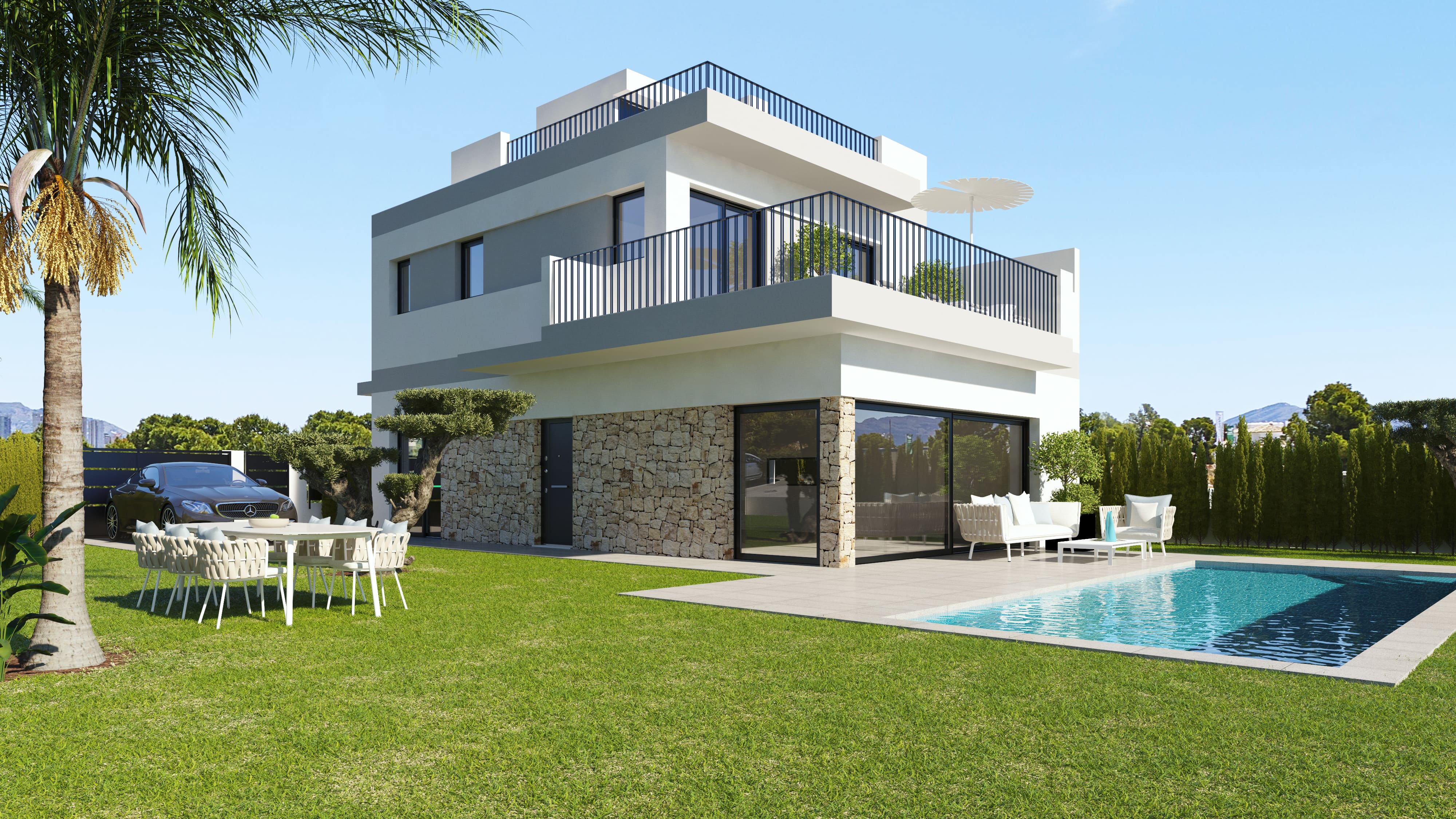 Villas with 2 bedrooms in San Miguel de Salinas, Alicante
