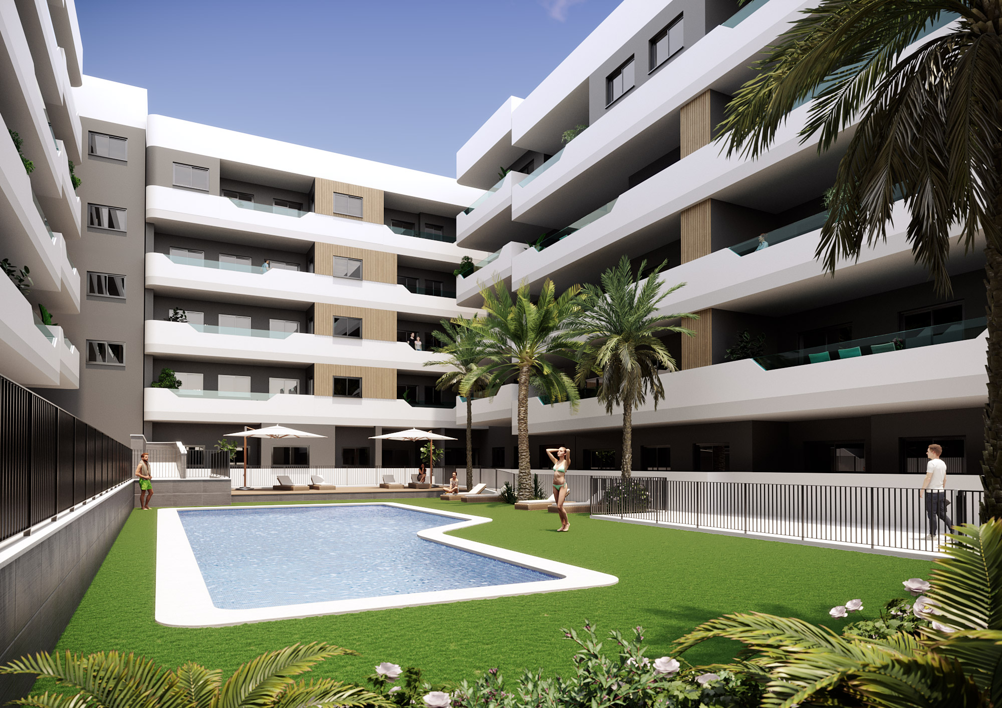 Penthouses with 2 bedrooms in Santa Pola, Alicante