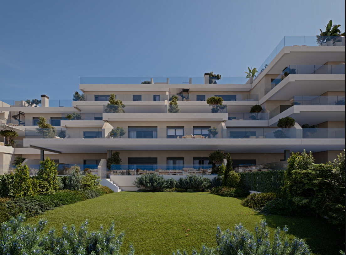 Ground floor apartments with 3 bedrooms in Estepona, Malaga