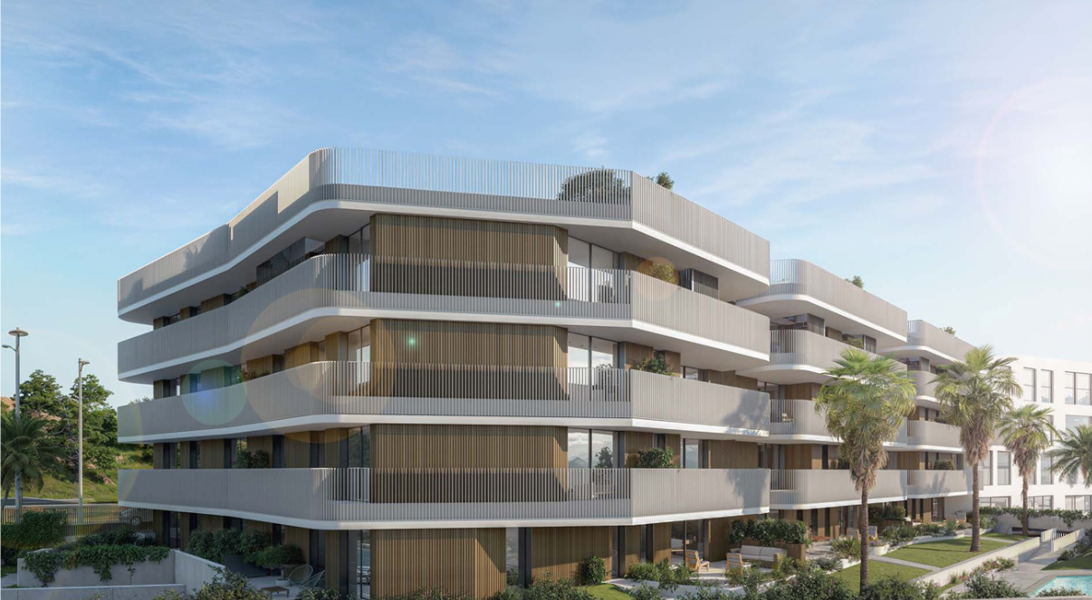 Ground floor apartments with 2 bedrooms in Estepona, Malaga
