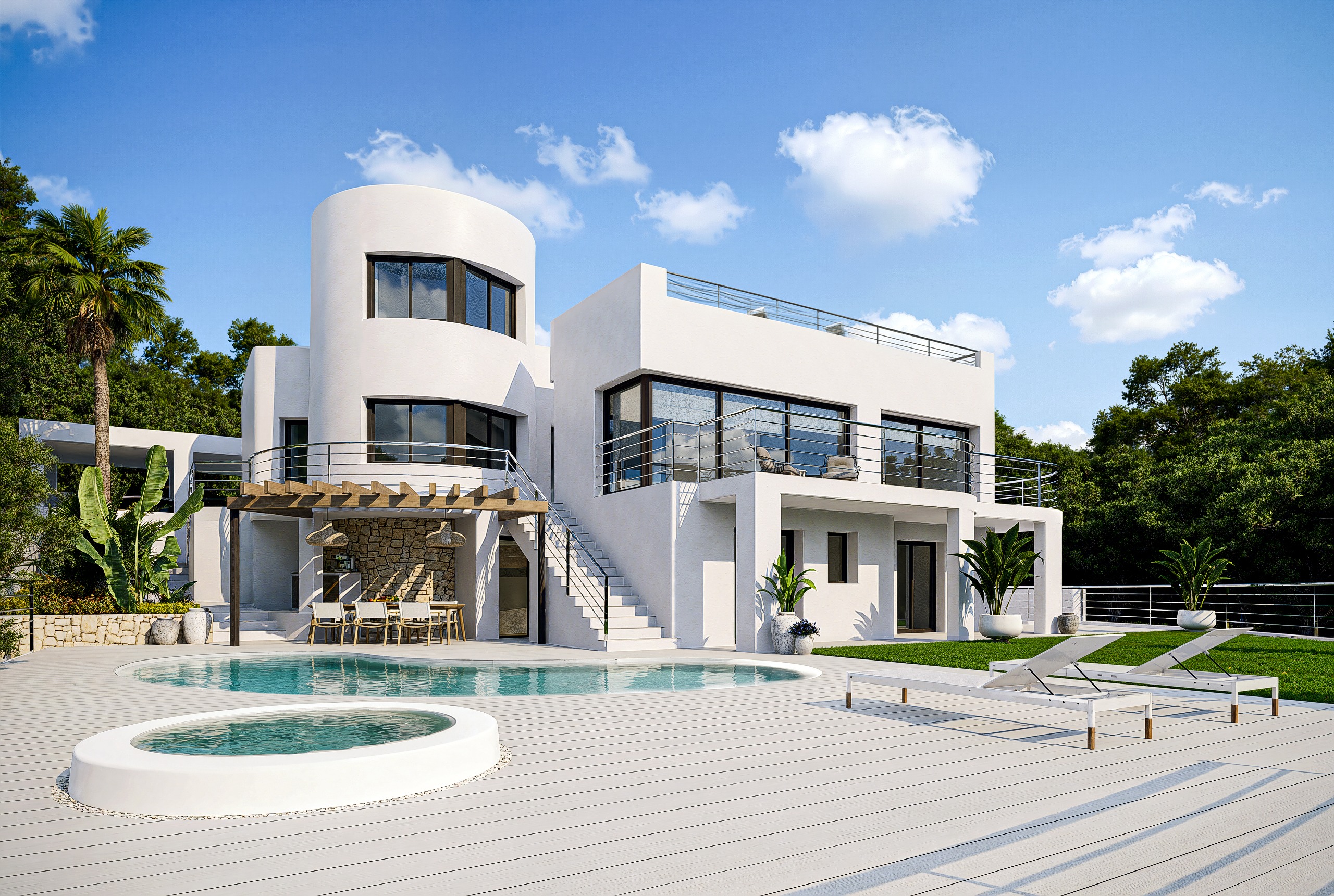 Villas with 4 bedrooms in Altea, Alicante
