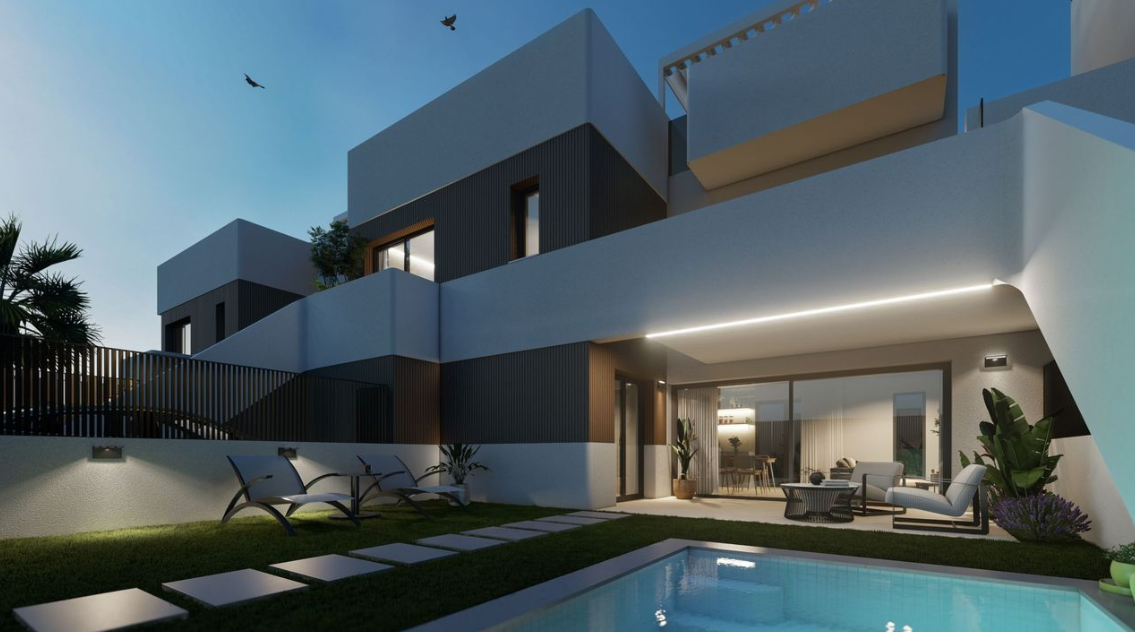 Bungalows with 2 bedrooms in San Pedro del Pinatar, Murcia
