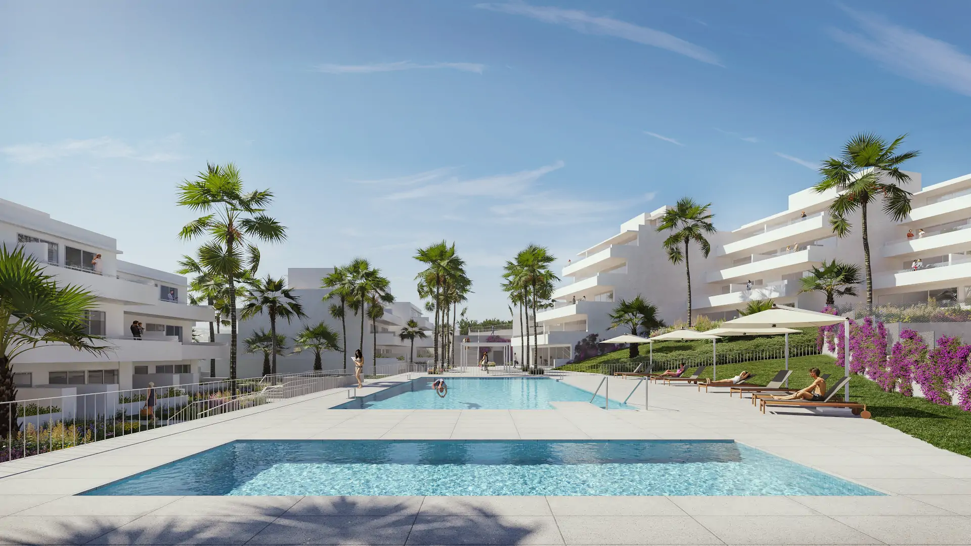 Penthouses with 2 bedrooms in Estepona, Malaga