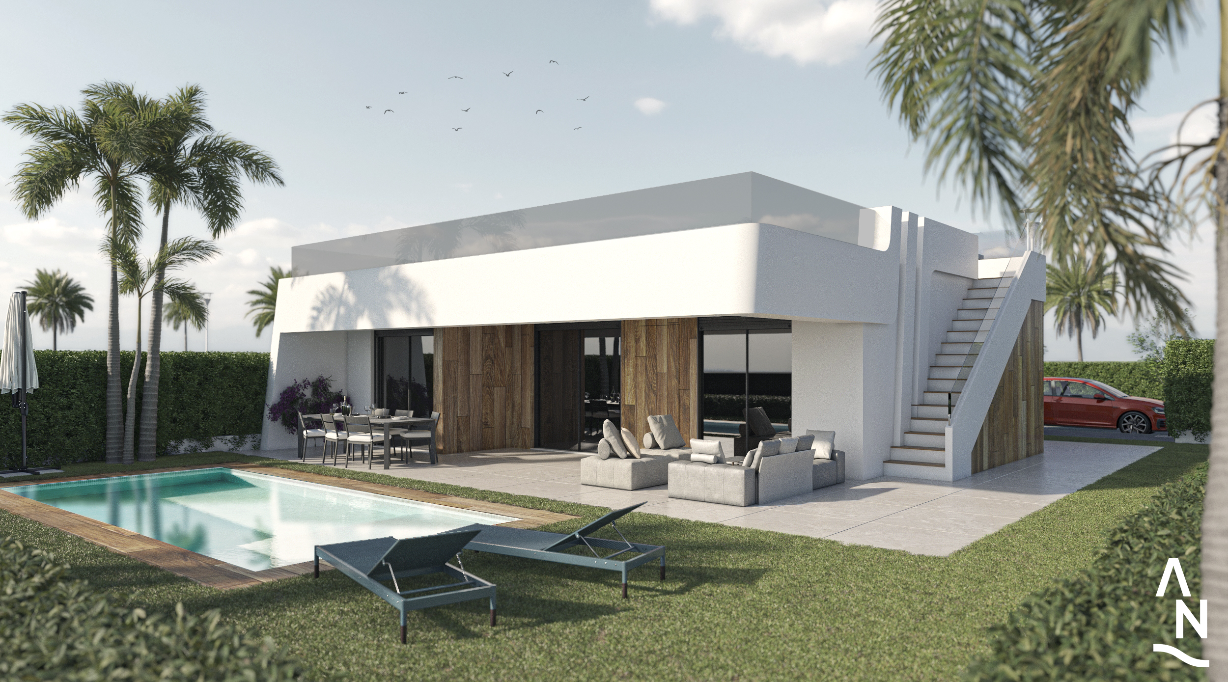 Villas with 3 bedrooms in Alhama de Murcia, Murcia