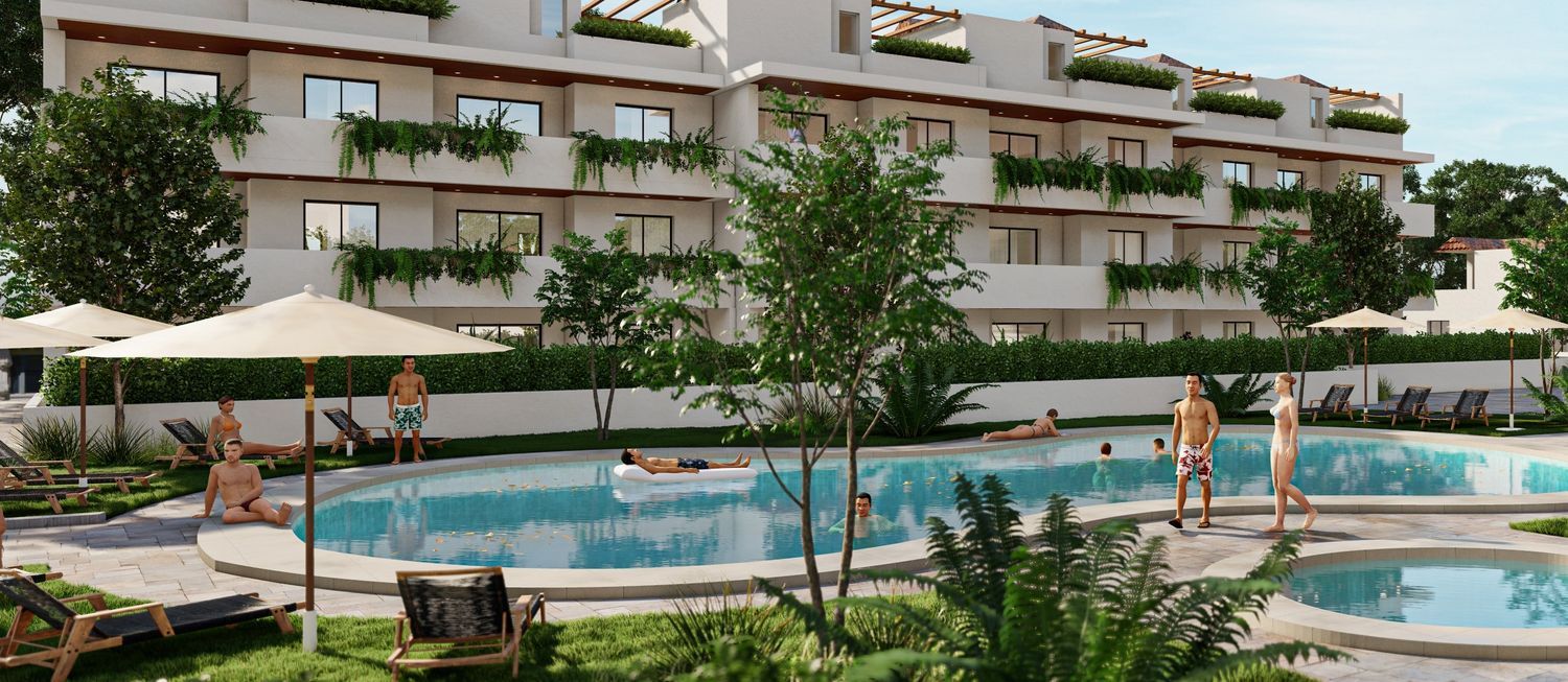 Ground floor apartments with 2 bedrooms in Mijas, Malaga