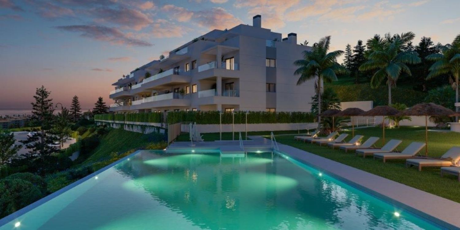 Ground floor apartments with 3 bedrooms in Mijas, Malaga