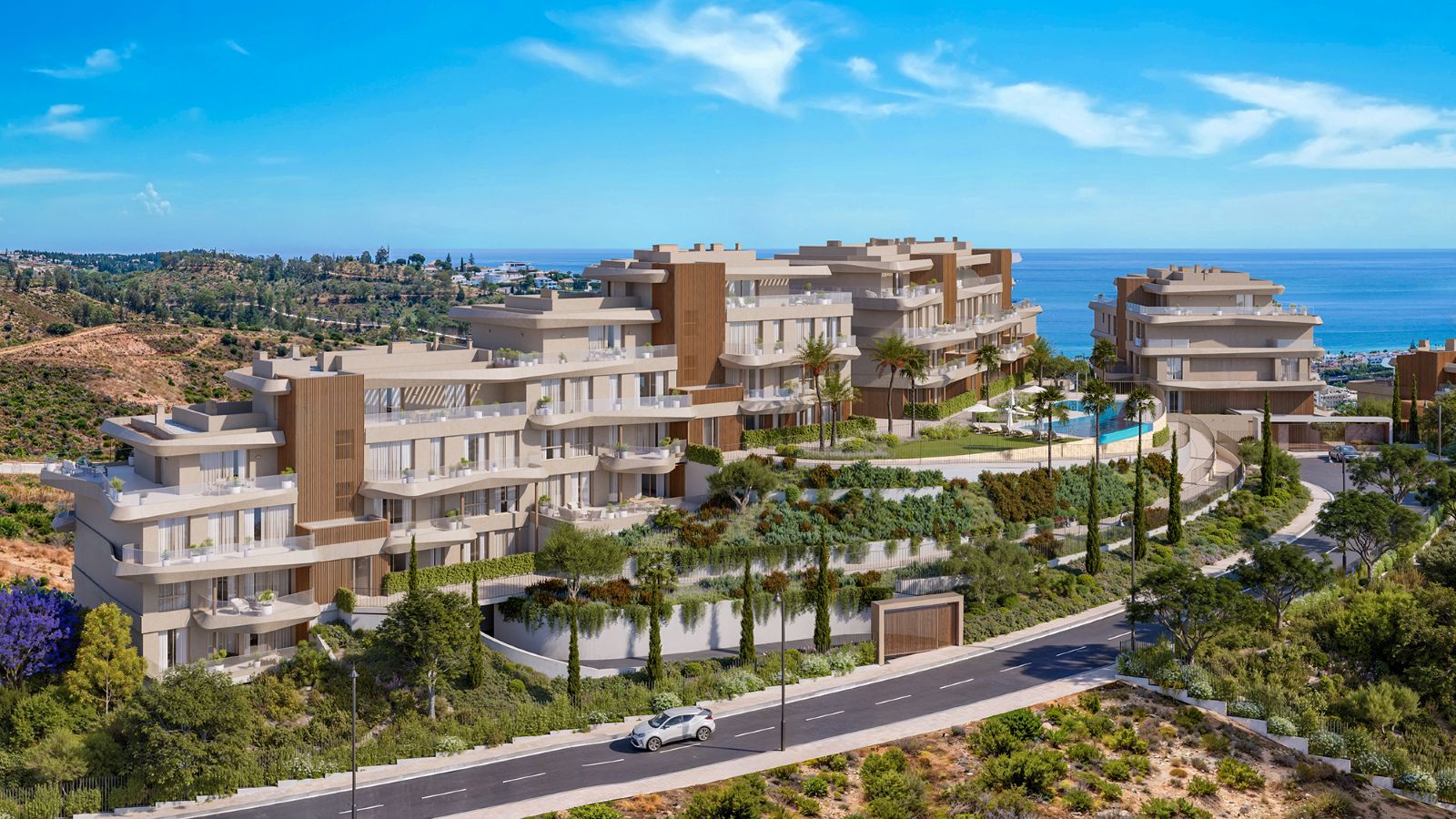 Apartments for sale with 2 bd in The Mijas Lagoons, Malaga