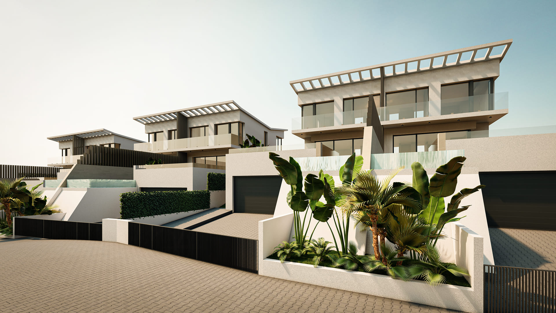 Houses for sale with 4 bd in The Mijas Lagoons, Malaga