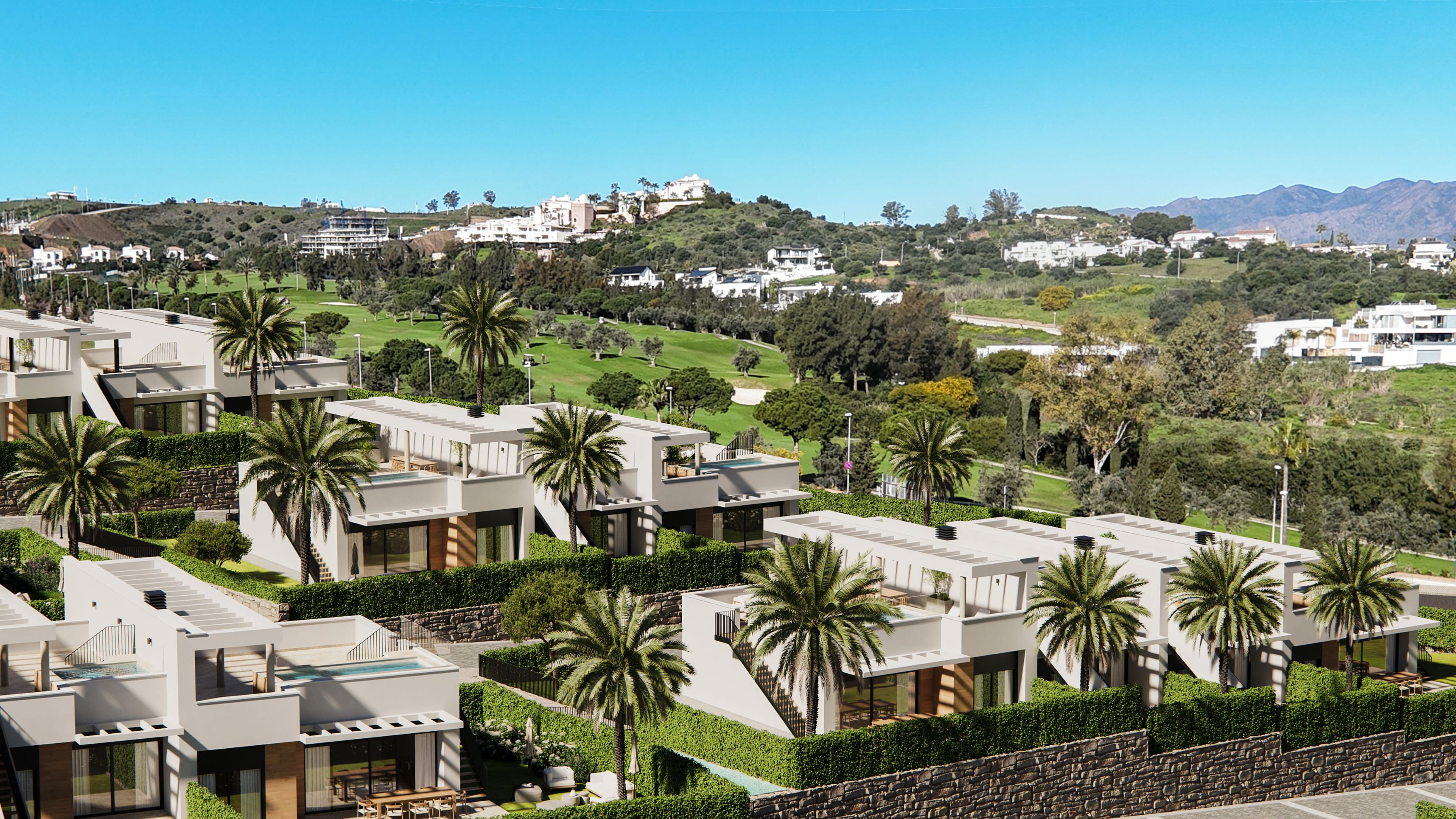 Houses for sale with 2 bd in The Mijas Lagoons, Malaga