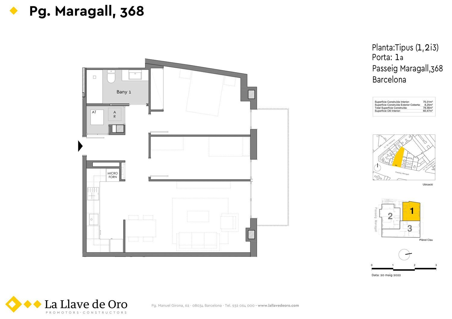 Pisos en venta 2 bd in Barcelona, Barcelona